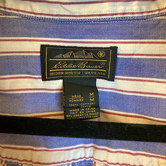 Eddie Bauer Men’s Button Down Shirt Size M - Picture 2 of 3